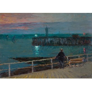 Mieczysław Rakowski, *SEASIDE NOCTURNE*, 1924