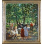Marcin Kitz, UNE JOURNÉE ENSOLEILLÉE AU PARC, 1940