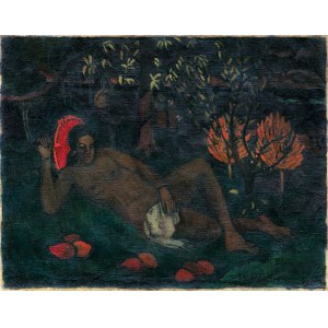 Stanisław Ignacy Witkiewicz, QUELLE ARII VAHINE SECONDO PAUL GAUGUIN / COMPOSIZIONE CON 5 FIGURE, 1911 circa