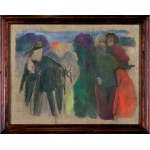 Stanisław Ignacy Witkiewicz, QUELLE ARII VAHINE SECONDO PAUL GAUGUIN / COMPOSIZIONE CON 5 FIGURE, 1911 circa
