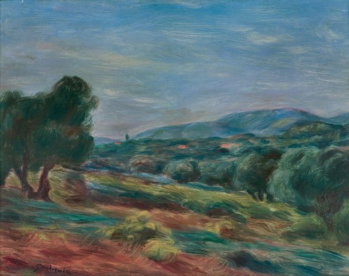 Józef Pankiewicz, PEJZAŻ Z GAJEM OLIWKOWYM W SANARY, 1924