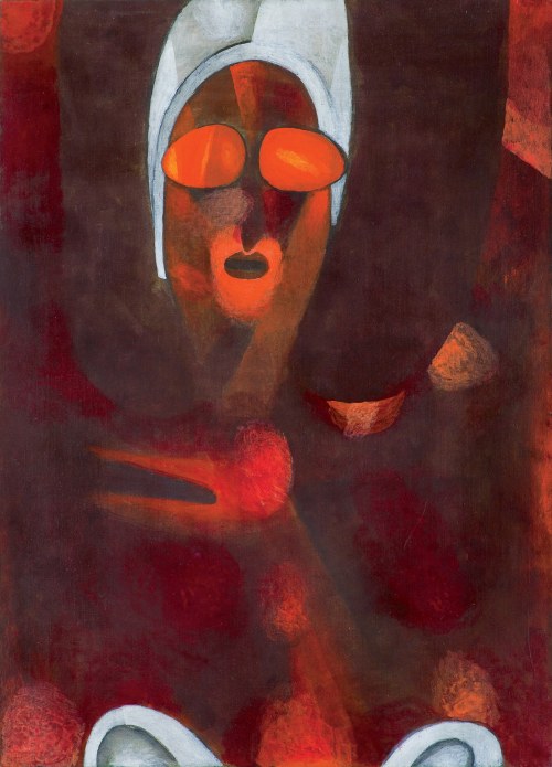 Jerzy Nowosielski, PORTRET MŁODEJ PŁYWACZKI, 1976