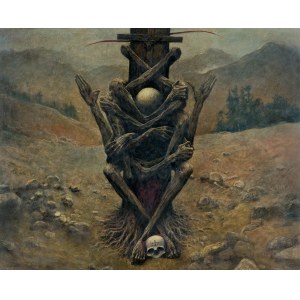 Zdzisław Beksiński, OCZEKIWANIE, 1971