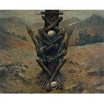 Zdzisław Beksiński, OCZEKIWANIE, 1971