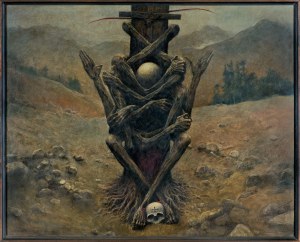 Zdzisław Beksiński, OCZEKIWANIE, 1971