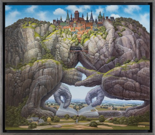 Jacek Yerka, PAPIER, KAMIEŃ, NOŻYCE, 2026