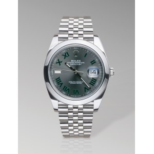 Manufaktura: Rolex, ROLEX „WIMBLEDON” OYSTER PERPETUAL DATEJUST 41 , 2022