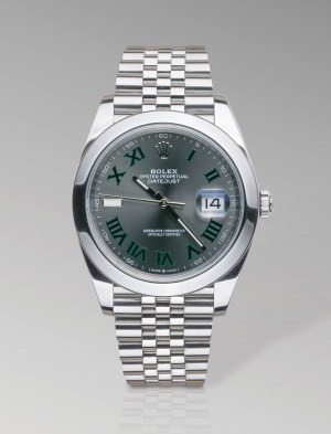 Manufaktura: Rolex, ROLEX „WIMBLEDON” OYSTER PERPETUAL DATEJUST 41 , 2022