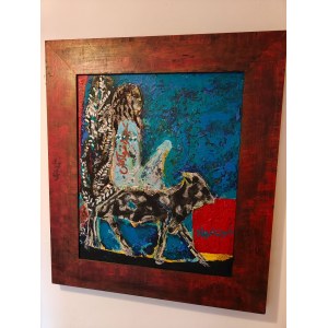 Ronak Moshiri (akryl na plátne, 60 × 50 cm)