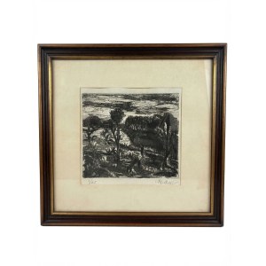A. Martelli, *Landscape with Woods and Trees*, Etching and engraving