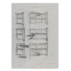 Cecchi, Carlo, 1949, Untitled, Pencil on paper, 34x24