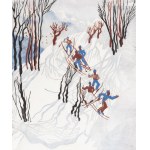 Janina Konarska (1902, Łódź – 1975, Warsaw), *Skiers*, 1931
