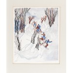 Janina Konarska (1902, Łódź – 1975, Warsaw), *Skiers*, 1931