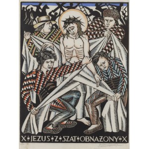 Bogna Krasnodębska-Gardowska (1900 Sosnowiec – 1986), Křížová cesta, 10. zastavení: „Ježíš svlečený z oděvů“, 1926–1928