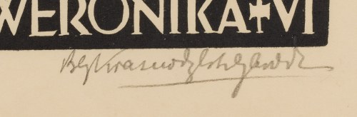 Bogna Krasnodębska-Gardowska (1900 Sosnowiec - 1986 ), Droga krzyżowa, stacja VI 