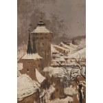 Leon Wyczółkowski (1852, Huta Miastkowska – 1936, Warsaw), The Florian Gate in Kraków as Seen from the Windows of the Academy of Fine Arts, 1903
