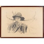 Leon Wyczółkowski (1852 Huta Miastkowska – 1936 Varšava), „Hucul s sieťou na ramene – Jaremče“, 1910