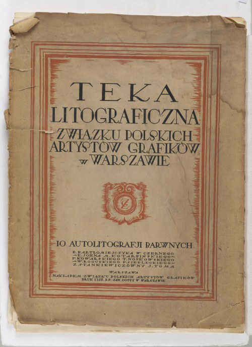 Teka litograficzna Związku Polskich Artystów Grafików w Warszawie, 1921