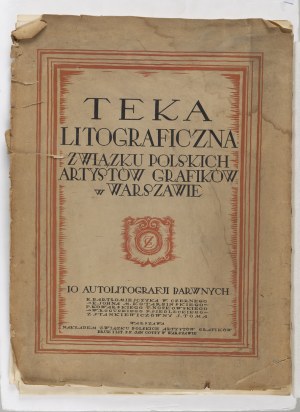 Teka litograficzna Związku Polskich Artystów Grafików w Warszawie, 1921