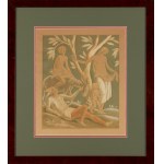 Wacław Borowski (1885, Łódź - 1954, Łódź), « Le Printemps » (extrait du IIe recueil de lithographies), 1927