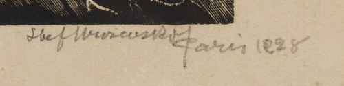 Stefan Mrożewski (1894 Częstochowa - 1975 Walnut Creek, Stany Zjednoczone), Wręczenie listów, 1928