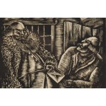 Stefan Mrożewski (1894 Częstochowa - 1975 Walnut Creek, Stany Zjednoczone), Wręczenie listów, 1928