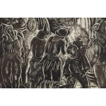 Stefan Mrożewski (1894 Częstochowa - 1975 Walnut Creek, Stany Zjednoczone), Ilustracja do Król w złotej masce
