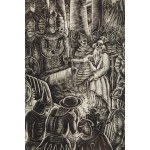 Stefan Mrożewski (1894 Częstochowa - 1975 Walnut Creek, Stany Zjednoczone), Ilustracja do Król w złotej masce