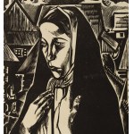 Tadeusz Kulisiewicz (1899 Kalisz - 1988 Warszawa), Dziewczyna w czarnej chuście, 1936