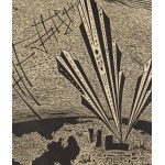 Stefan Rassalski (1910, Symonów – 1972, Warsaw), Don Quixote Discovers America, 1963