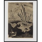 Stefan Rassalski (1910, Symonów – 1972, Warsaw), Don Quixote Discovers America, 1963