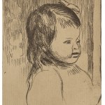 Pierre-Auguste Renoir (1841–1919), „Busta dítěte otočená doprava“ („Buste d’enfant, tournée à droite“), 1914