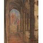Feliks Jabłczyński (1865 Warsaw – 1928 Warsaw), *A Renaissance Alley*, 1910