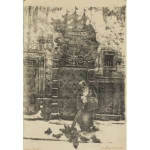 Bronisław Piotr Kopczyński (1882 Varšava – 1964 Varšava), „Předsíň pod lodí“, 1933