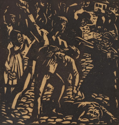 Leopold Lewicki (1906 Burdiakowce koło Tarnopola - 1973 Lwów), Śmierć na ulicy, XXw.