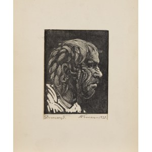 Antoni Kurcz (1895 - 1943), Profil mężczyzny, 1933