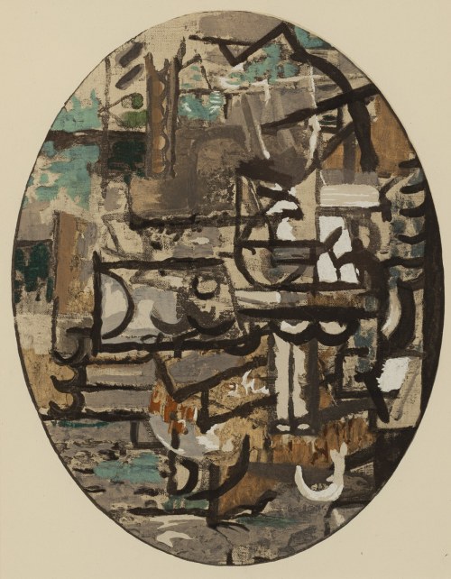 Georges Braque (1882 - 1963 ), Kompozycja kubistyczna , 1929
