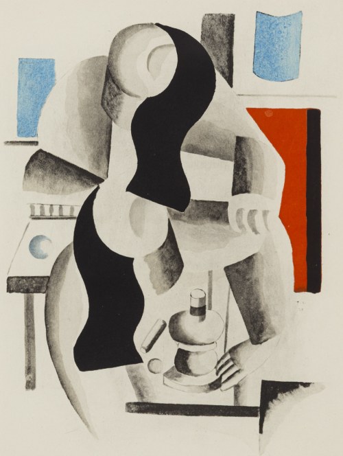 Fernand Léger (1881 Argentan - 1955 Gif-sur-Yvette), Kompozycja kubistyczna , 1929