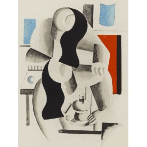 Fernand Léger (1881 Argentan – 1955 Gif-sur-Yvette), Kubistická kompozice, 1929