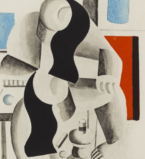 Fernand Léger (1881 Argentan - 1955 Gif-sur-Yvette), Kompozycja kubistyczna , 1929