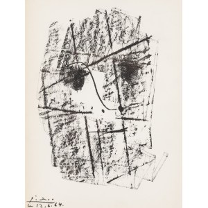 Pablo Picasso (1881, Málaga – 1973, Mougins), Face (Le Visage – Hommage à Henry-Daniel Kahnweiler), 1964