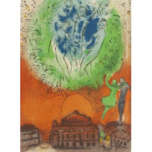 Marc Chagall (1887 Łoźno k. Witebska - 1985 Saint-Paul-de-Vence), L’opéra, 1954