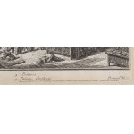 Giovanni Battista Piranesi (1720, Mogliano Veneto - 1778, Rome), « Veduta della Piazza della Rotonda », extrait de la série « Vedute di Roma », après 1751