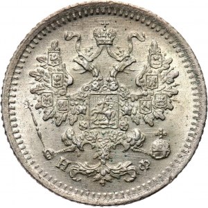 Rosja, Aleksander III, 5 kopiejek 1882 AG, Petersburg, UNC