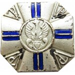 Polska, II RP, miniaturka odznaki Przysposobienia Wojskowego, stopień II