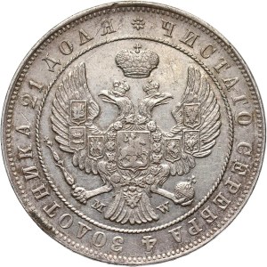 Mikołaj I, 1 rubel 1846 MW, Warszawa, bardzo ładny