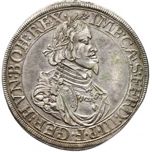 Niemcy, Augsburg, Ferdynand III, talar 1641, Augsburg, ładny egzemplarz