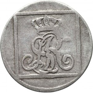 Stanisław A. Poniatowski, grosz srebrny (ćwierćłzłotek) 1768 F.S