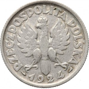 Polska, II RP, Kłosy, 2 złote 1924, Paryż