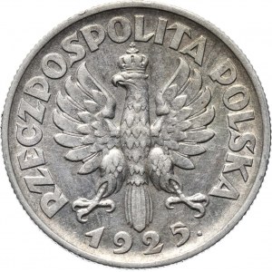 Polska, II RP, Kłosy, 2 złote 1925, Warszawa, ładny egzemplarz